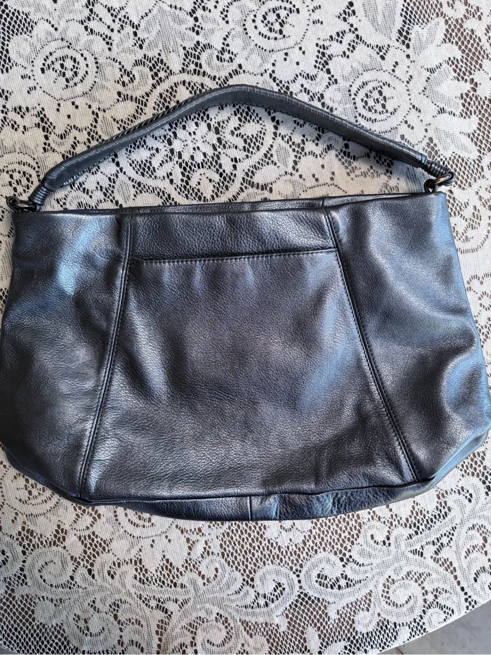 Aimee Kestenberg Black Leather Shoulder Bag
